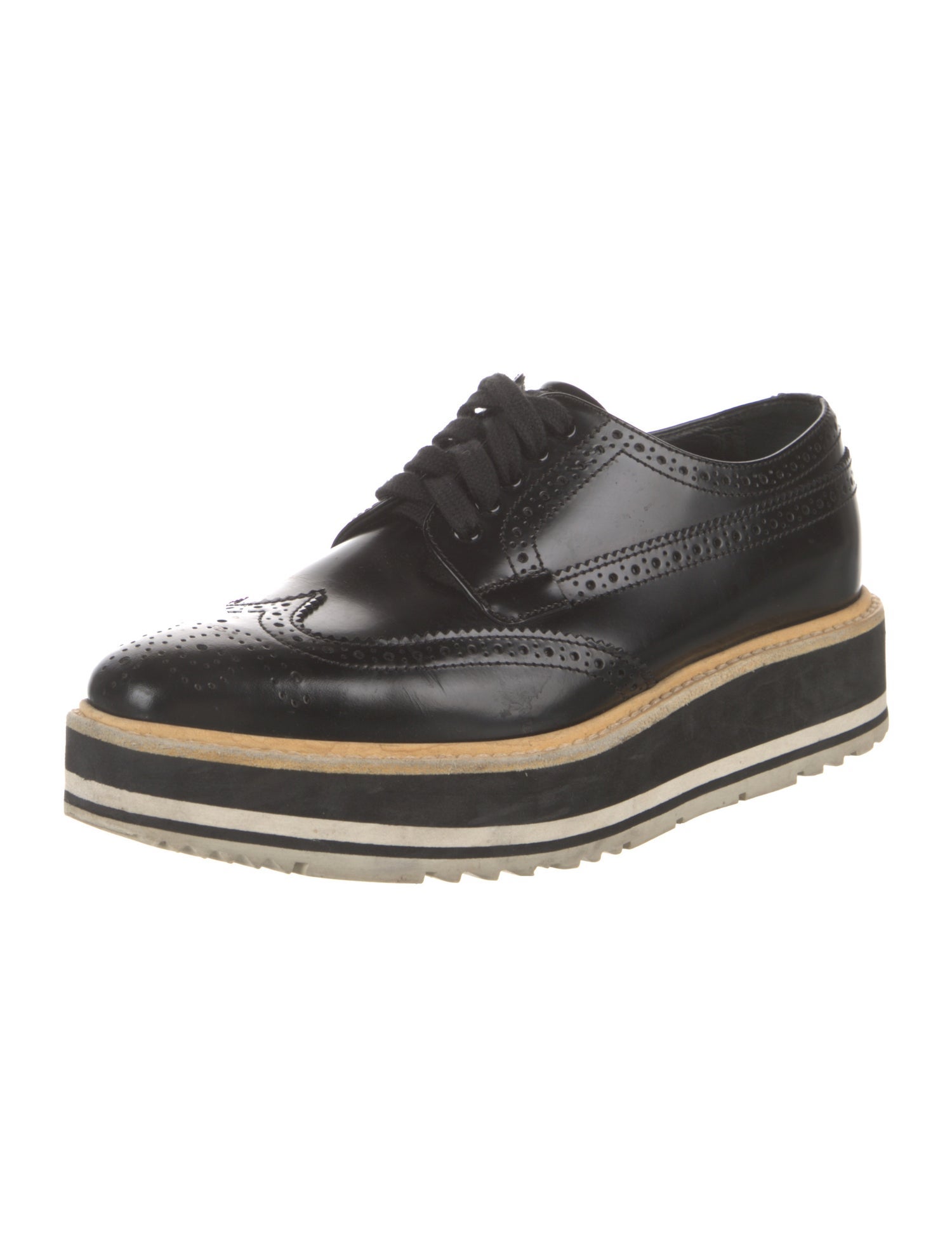 Prada Leather Oxfords