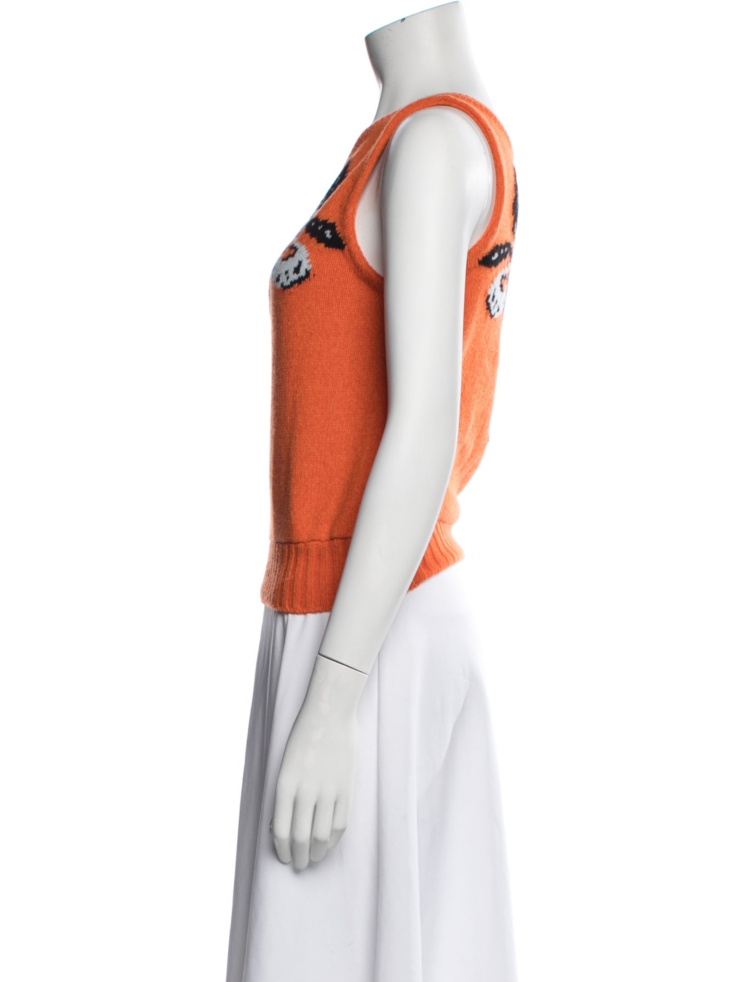 Prada 2018 Virgin Wool Sweater - Orange Knitwear, Clothing