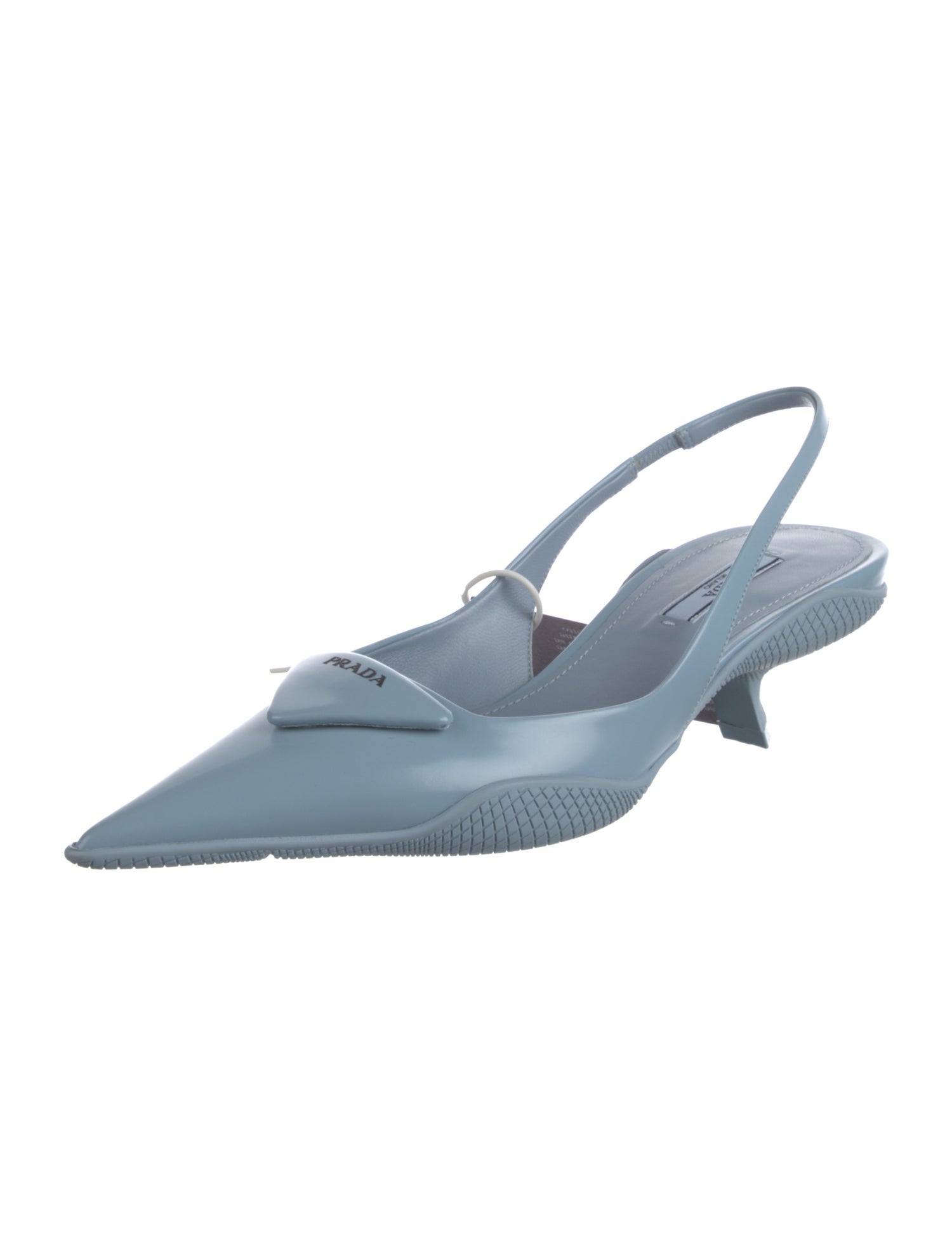 Prada Leather Slingback Pumps