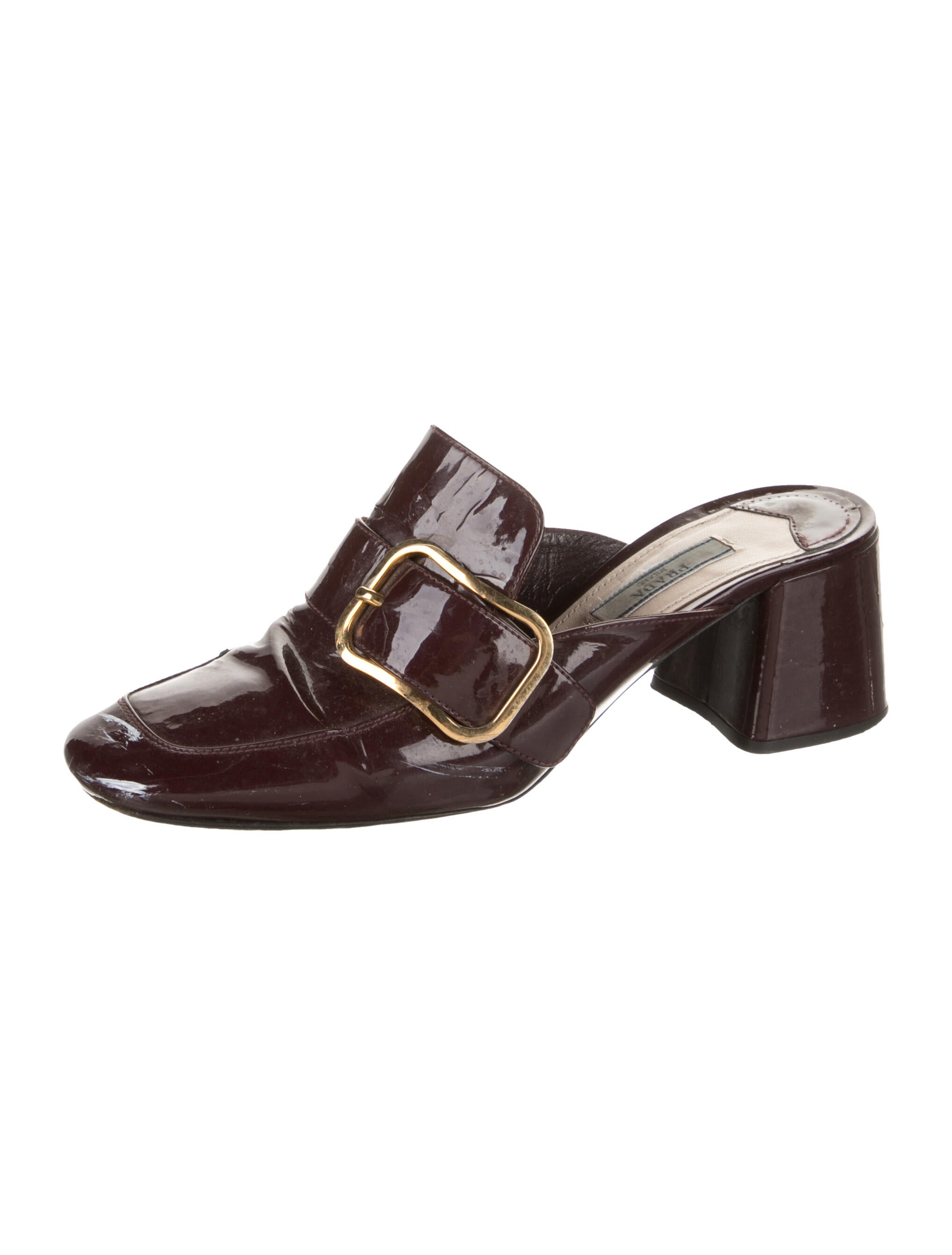 Prada Patent Leather Mules