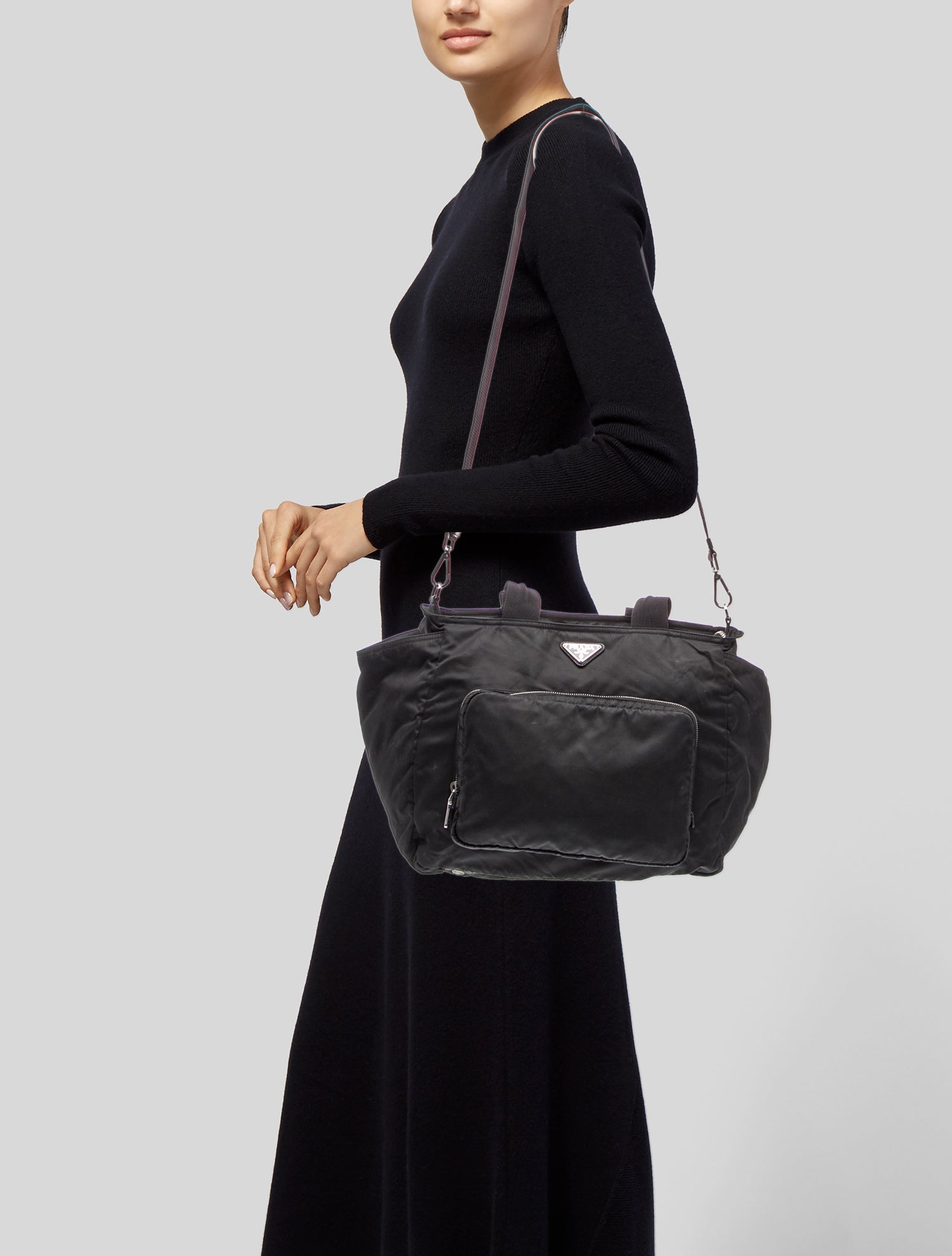 Prada Nylon Suitcase - Black Luggage and Travel, Handbags