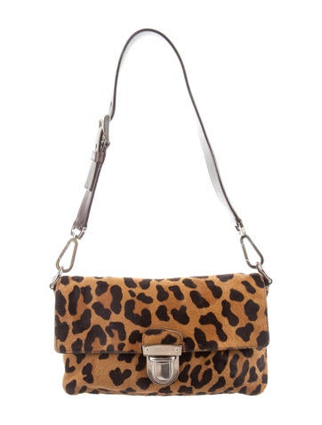 Prada Ponyhair Leopardo Shoulder Bag
