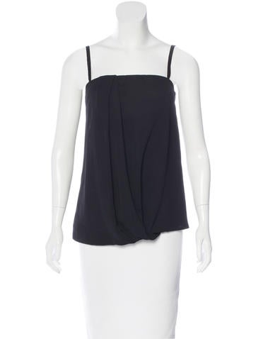 Prada Sleeveless Draped Top
