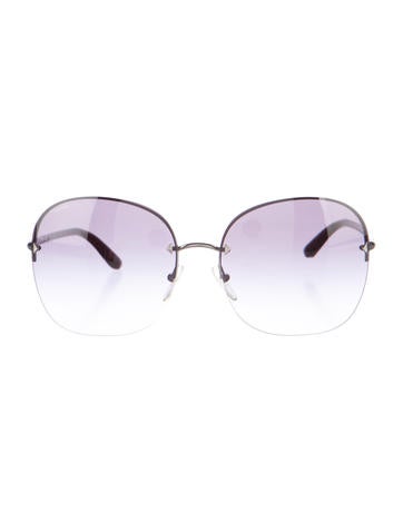 Prada Oversize Rimless Sunglasses
