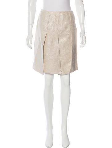 Prada Textured Knee-Length Skirt