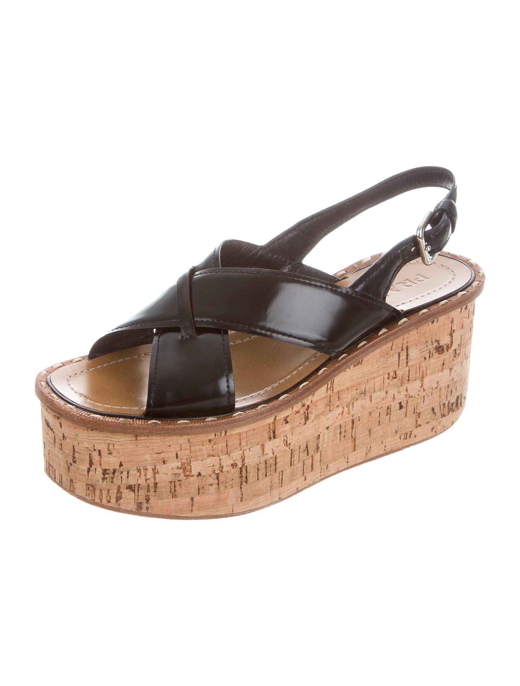 flatform sandals prada leather flatform sandals shoes pra134433 the flatform sandals prada leather flatform sandals shoes pra134433 the