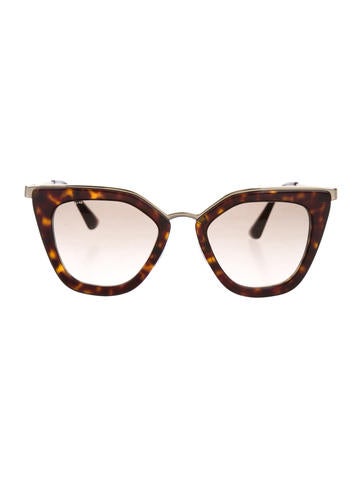 Prada Tortoiseshell Gradient Sunglasses