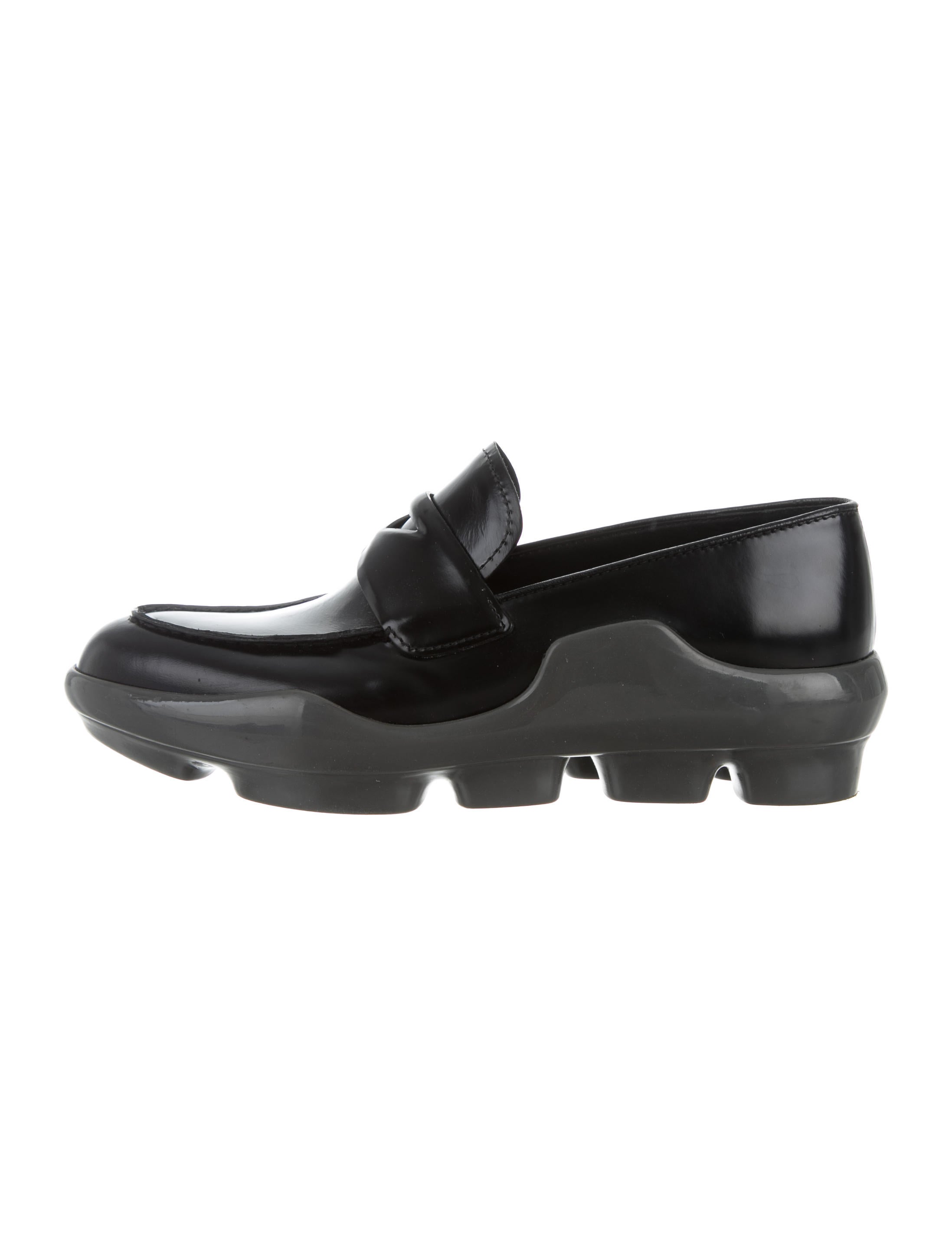 prada platform loafers prada leather platform loafers shoes pra135162 the prada platform loafers prada leather platform loafers shoes pra135162 the