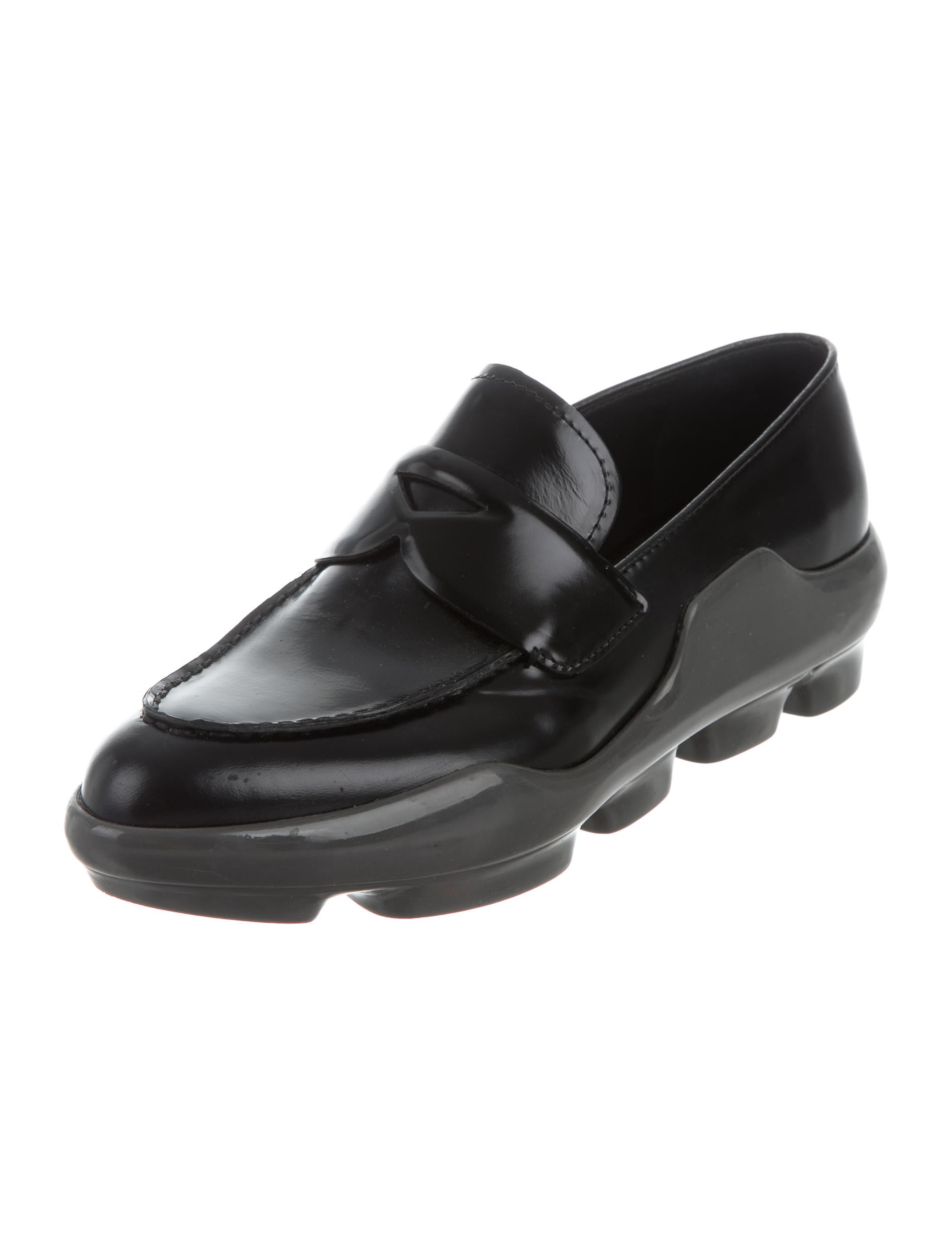 prada platform loafers prada leather platform loafers shoes pra135162 the prada platform loafers prada leather platform loafers shoes pra135162 the