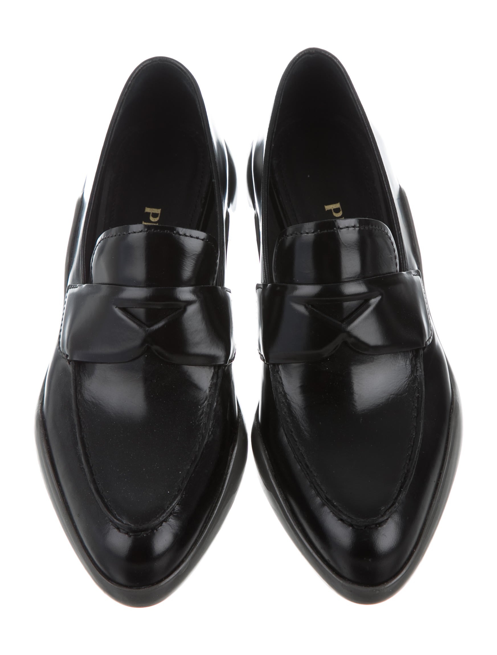 prada platform loafers prada leather platform loafers shoes pra135162 the prada platform loafers prada leather platform loafers shoes pra135162 the