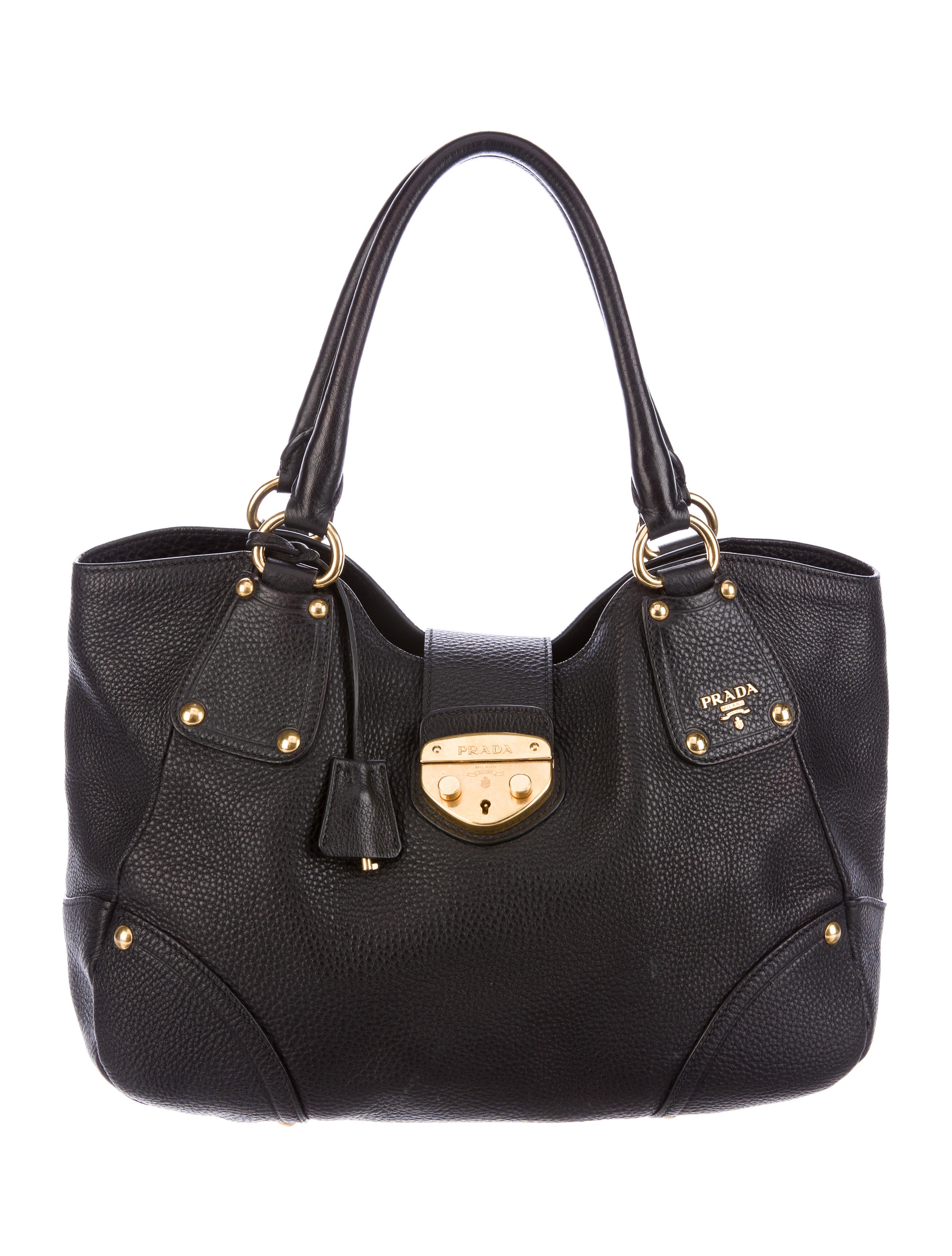 ★PRADA★ Prada 1BC127 2DKV F0002 Vitello Dino Shoulder Bag PRADA Handbag 2Way Shoulder Bag Vitello Dino Logo Leather