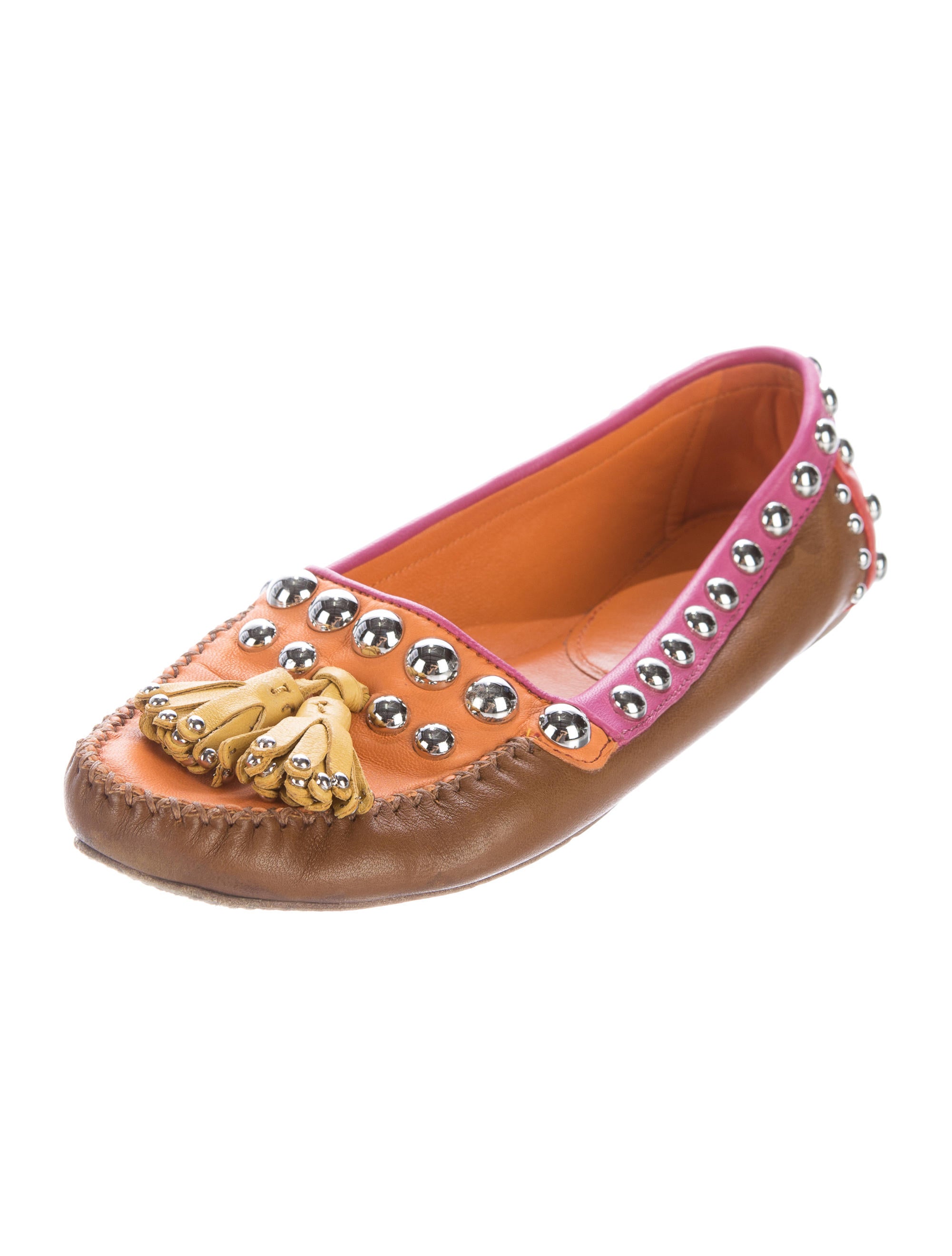 prada studded loafers prada studded colorblock loafers shoes pra139552 the prada studded loafers prada studded colorblock loafers shoes pra139552 the