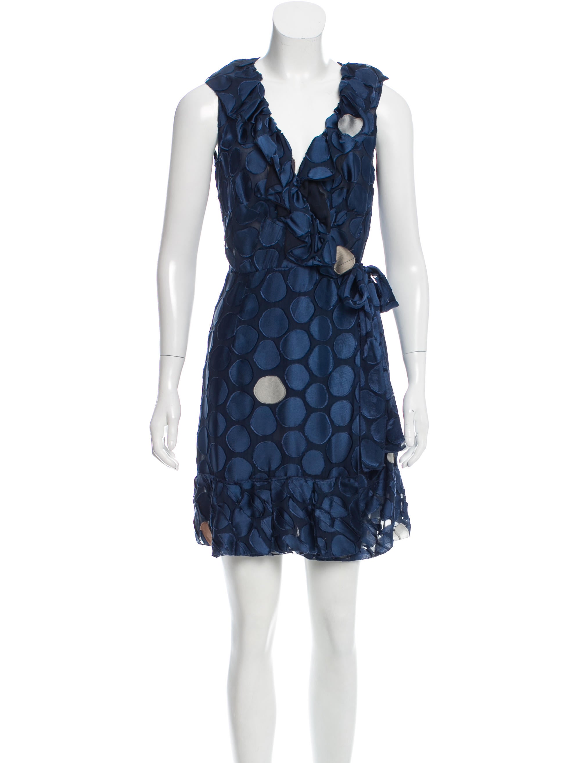 Polka Wrap prada polka dot wrap dress clothing pra139776 the Polka Wrap prada polka dot wrap dress clothing pra139776 the