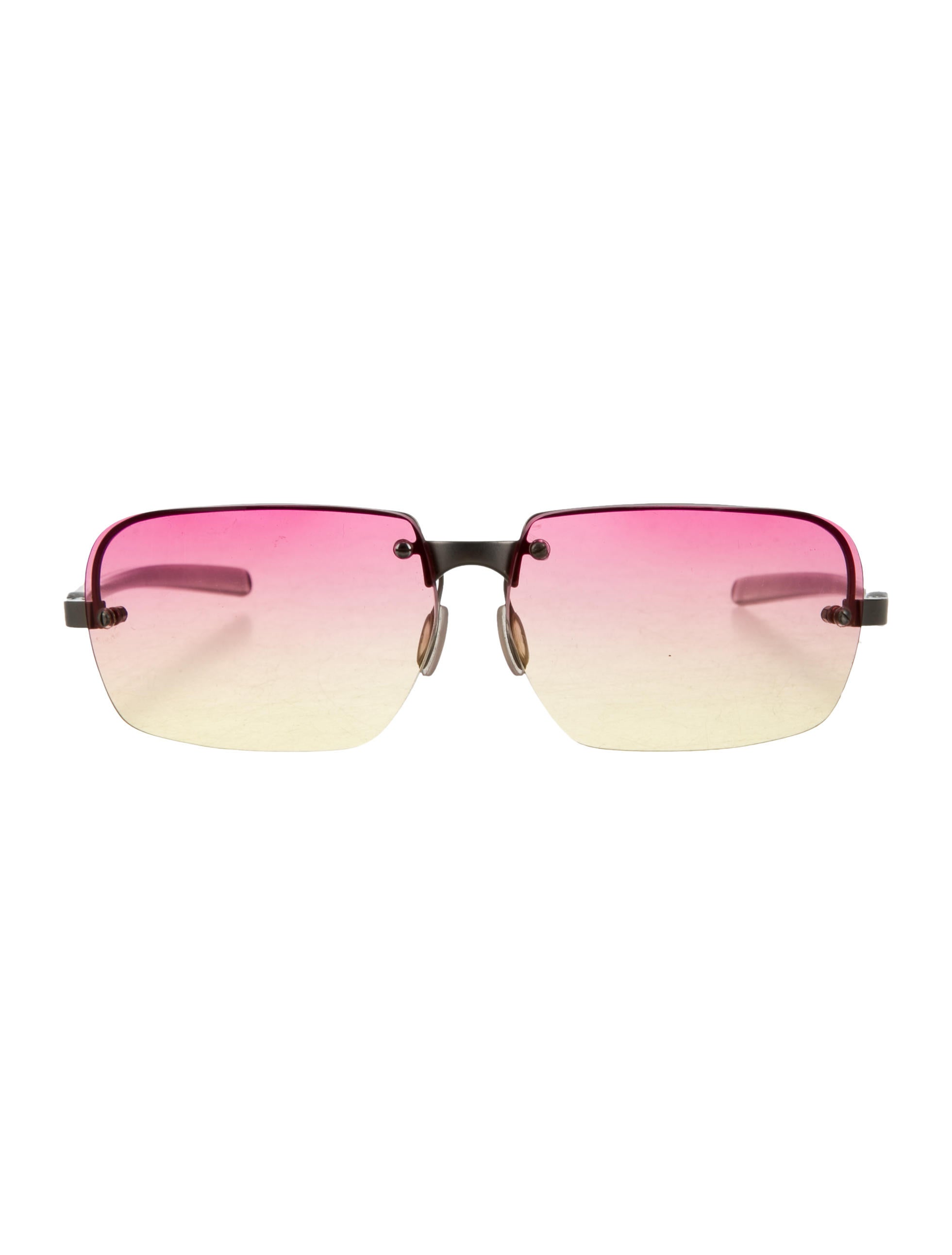 Prada Rimless Logo Sunglasses - Accessories - PRA141202 ...