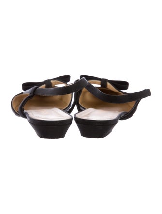 Prada Pointed-Toe Slingback Flats