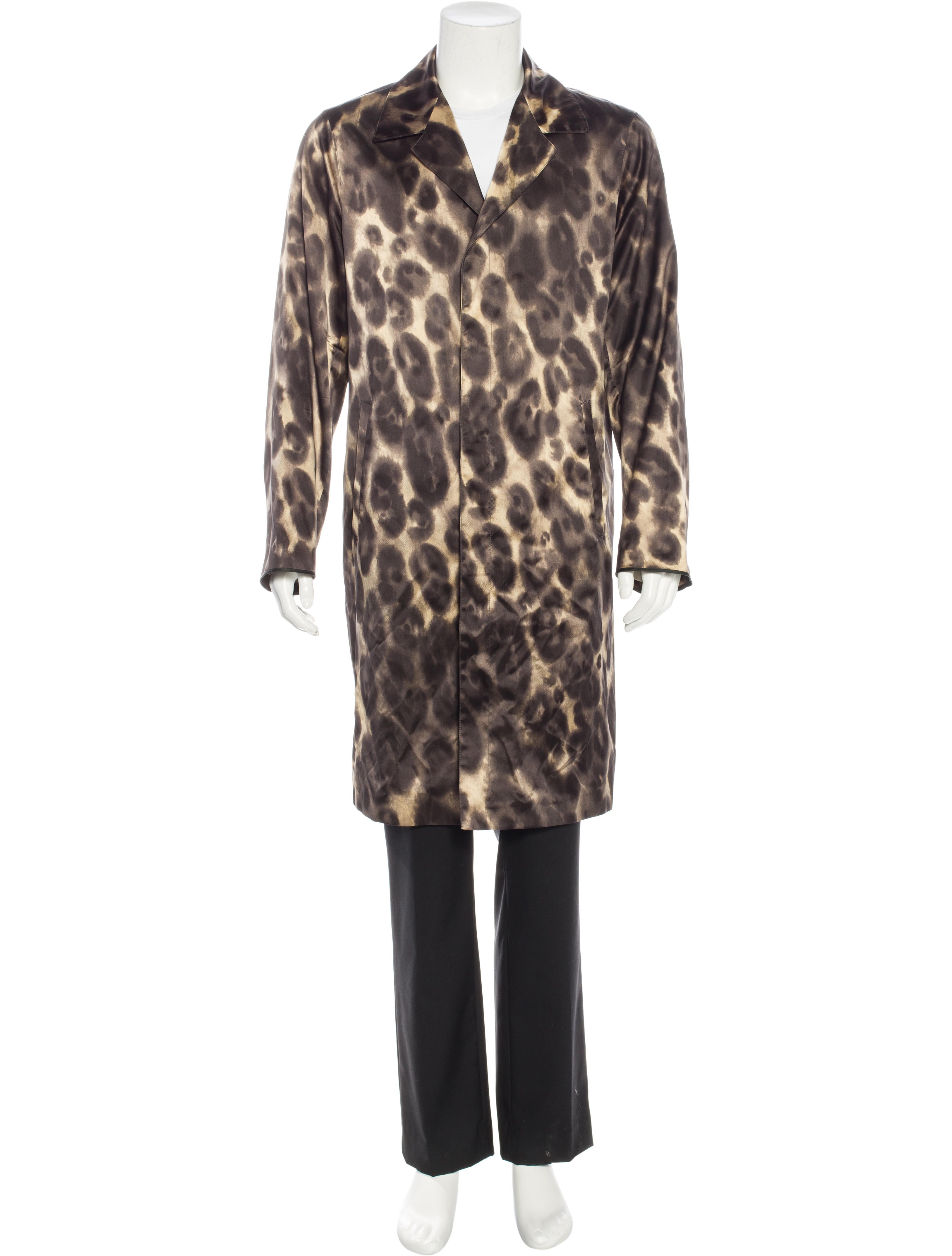 【送料&関税込】Prada Coat With Animal Print Prada Animal-Print Coat | Sendegaro JO
