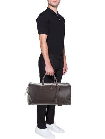 Prada Saffiano Duffle Bag