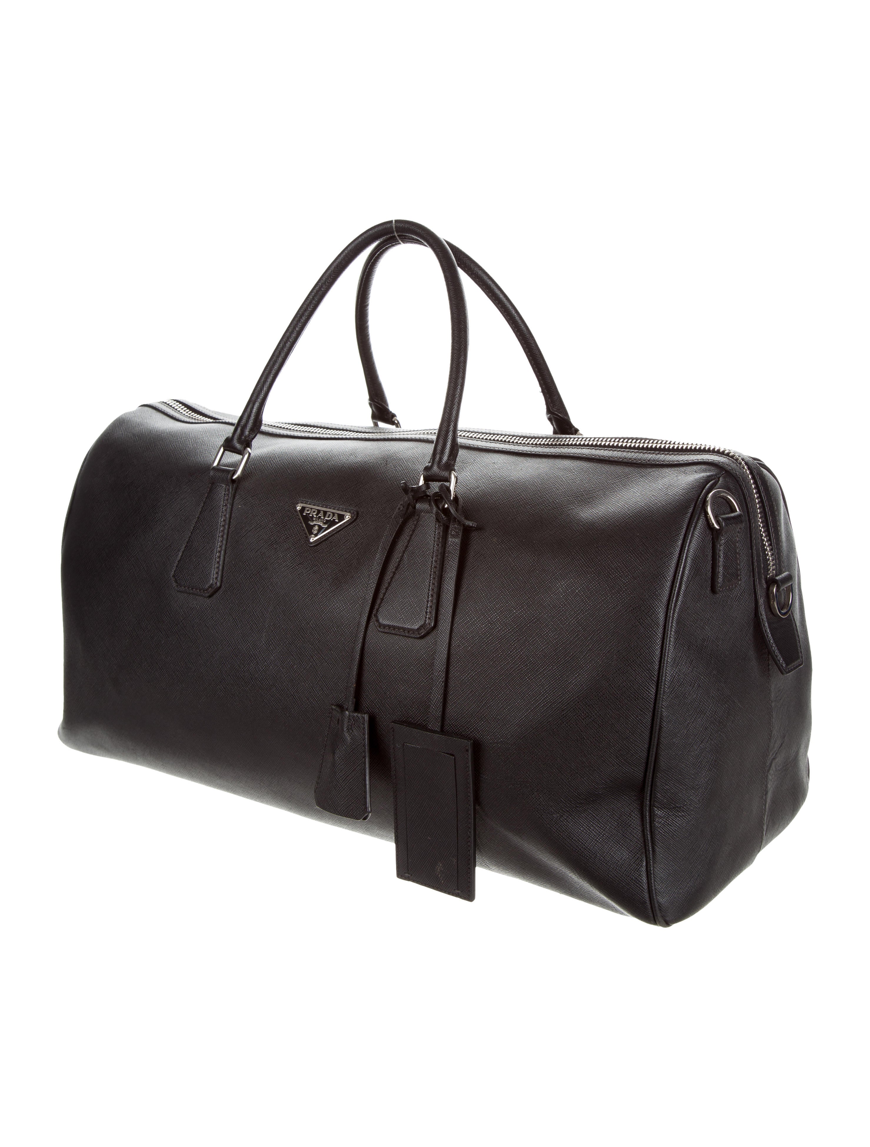 Prada Saffiano Duffle Bag Bags Pra151977 The Realreal Saffiano Duffle Bag