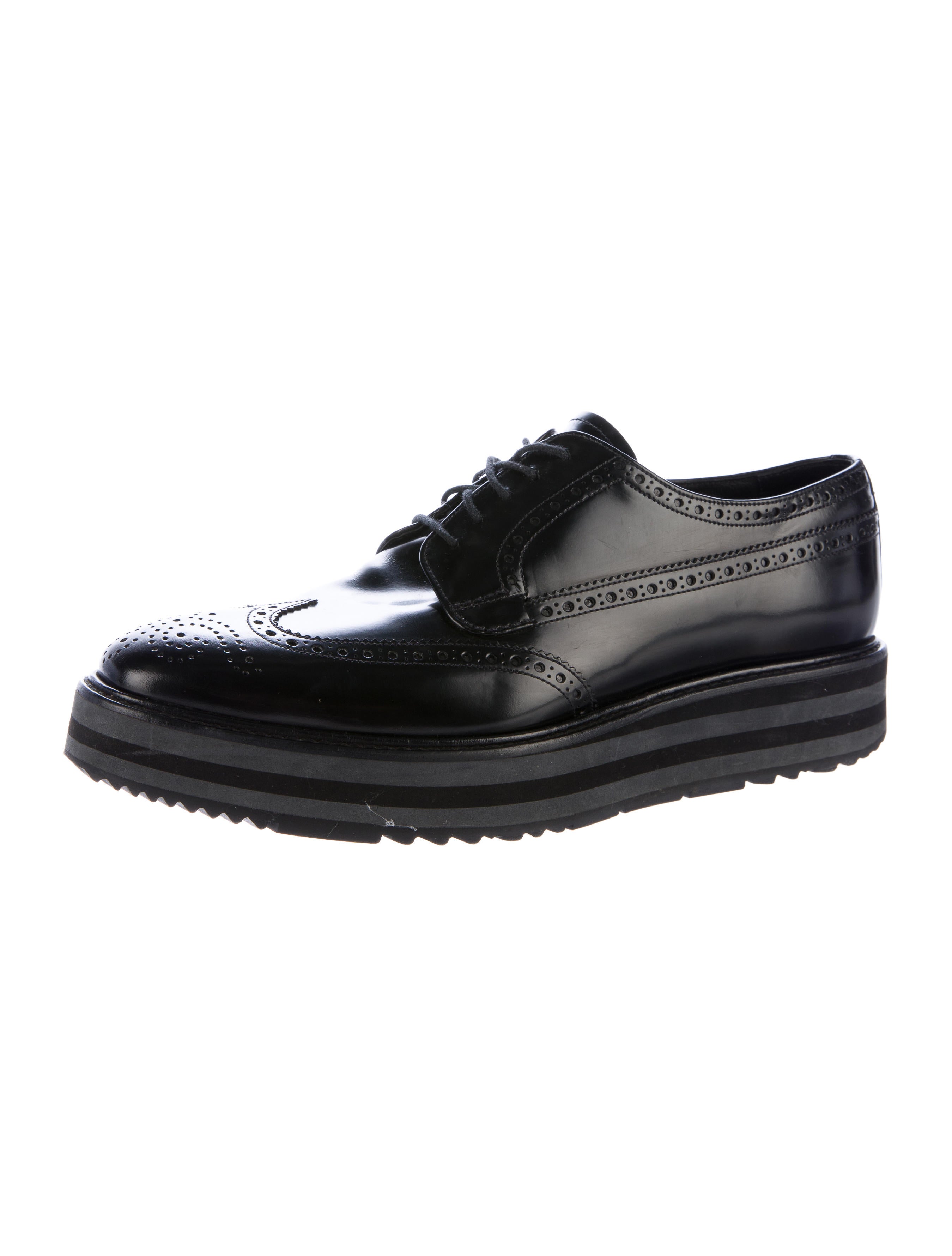 prada brogue platform oxford