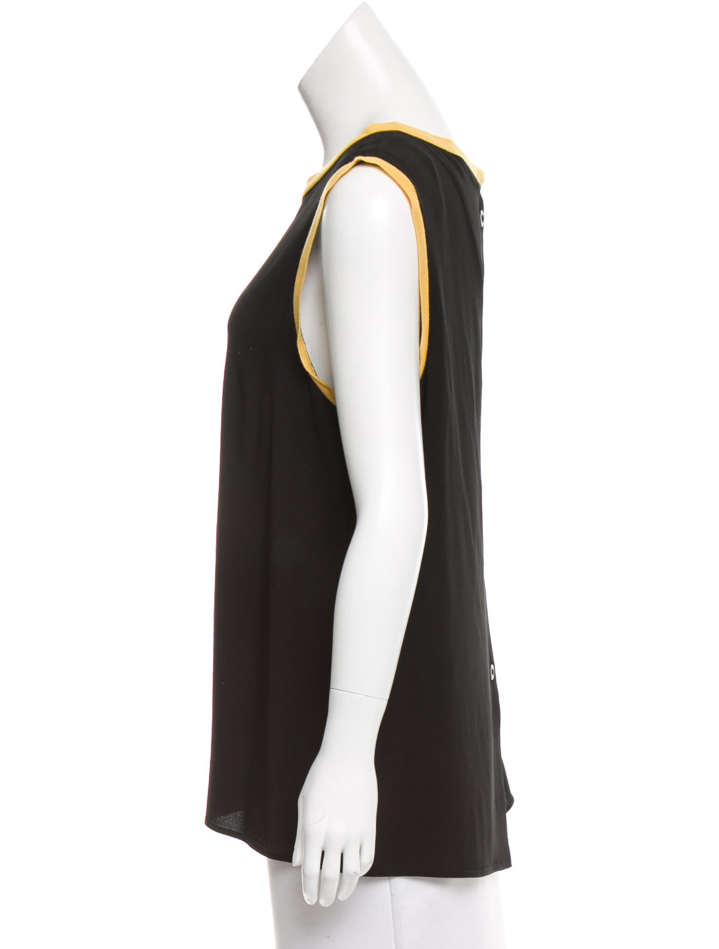 Two Tone Sleeveless Top - Prada Two Tone Sleeveless Top Clothing Pra154784 The two tone sleeveless top prada two tone sleeveless top clothing pra154784 the