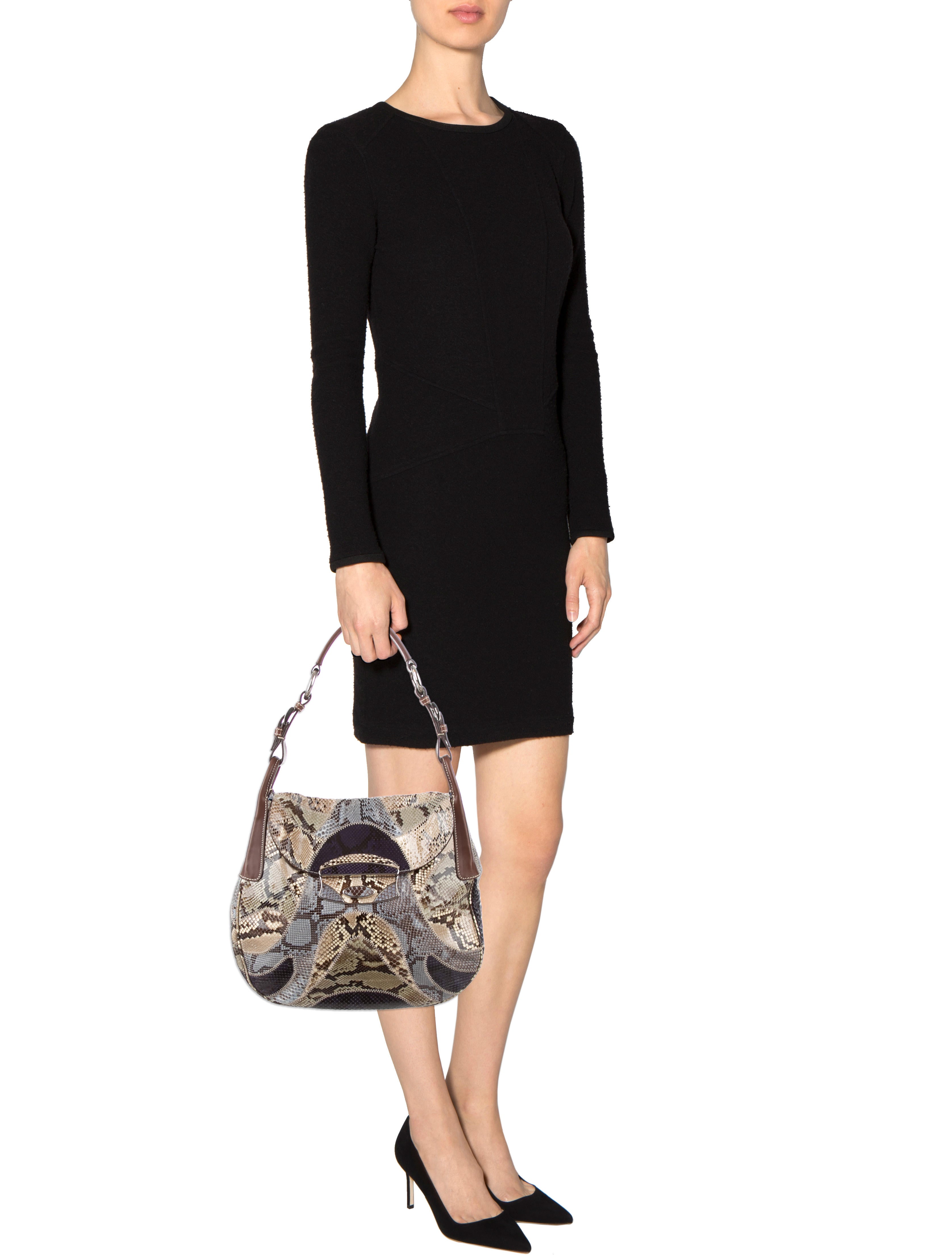 Prada Patchwork Python Shoulder Bag