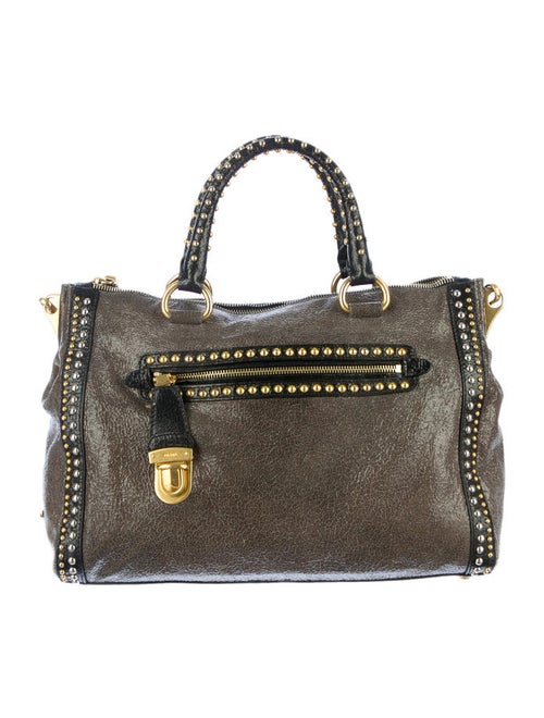 Prada Studded Satchel