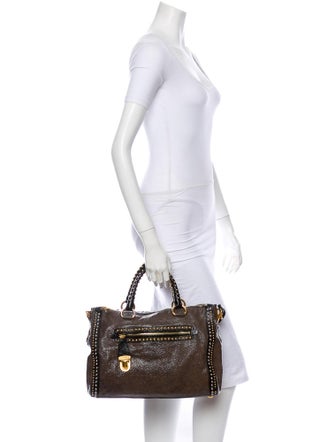 Prada Studded Satchel