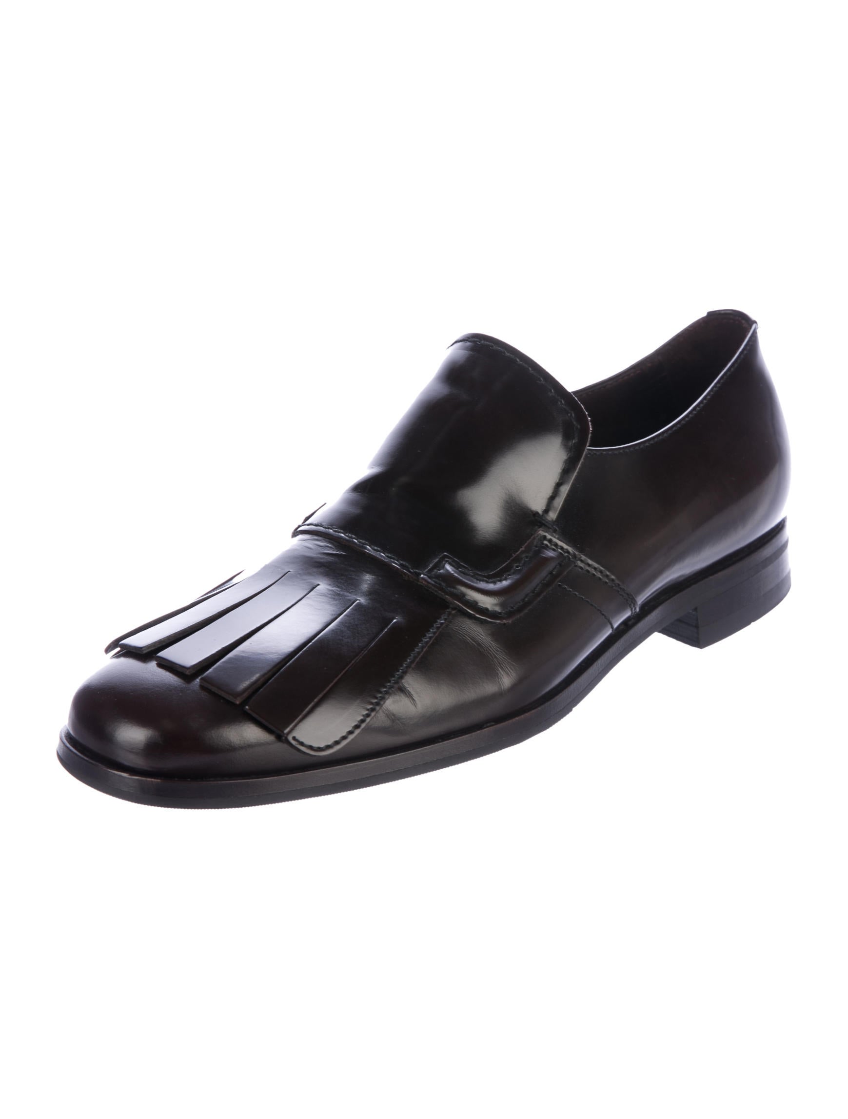 kiltie loafers prada kiltie leather loafers shoes pra160275 the kiltie loafers prada kiltie leather loafers shoes pra160275 the