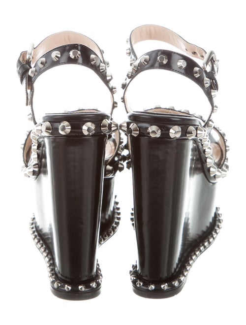 Prada Studded Platform Wedges