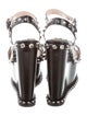 Prada Studded Platform Wedges