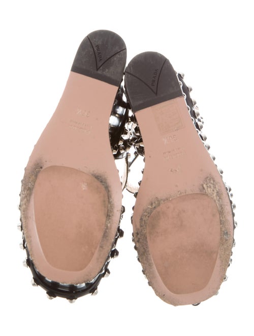Prada Studded Platform Wedges