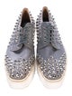 Prada Studded Leather Platform Oxfords