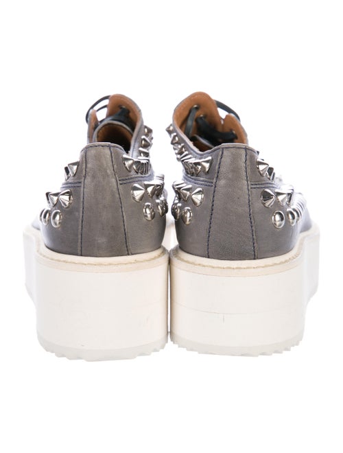 Prada Studded Leather Platform Oxfords