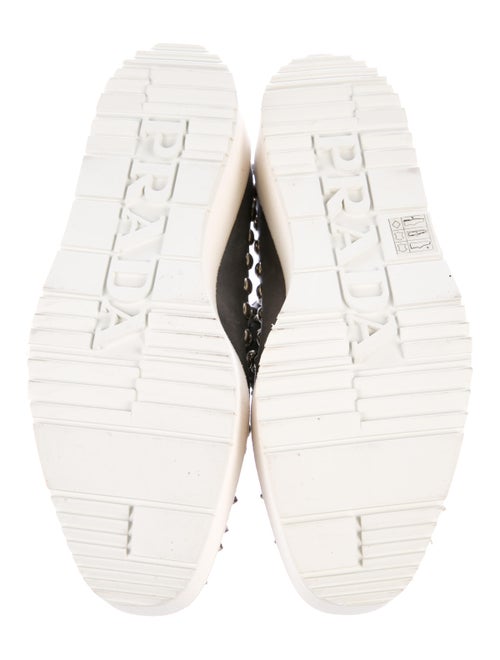 Prada Studded Leather Platform Oxfords
