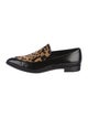 Prada Leopard Print Leather Loafers