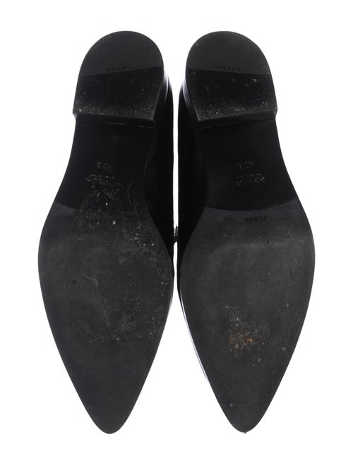 Prada Leopard Print Leather Loafers