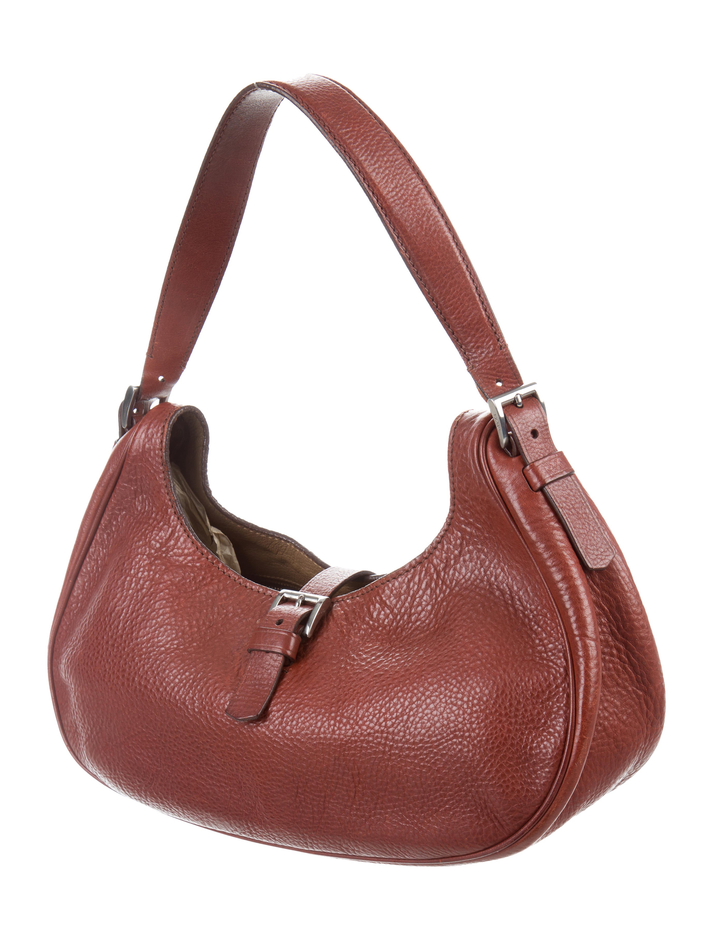 Prada Buffalo Shoulder Bag Handbags PRA173120 The RealReal