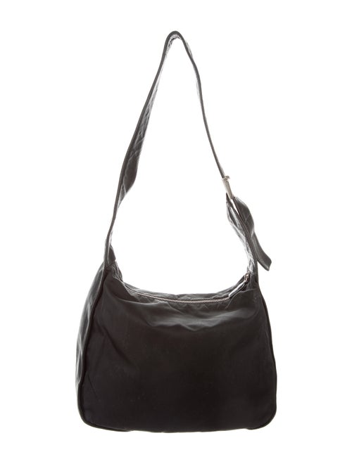 Prada Leather-Trimmed Tessuto Bag