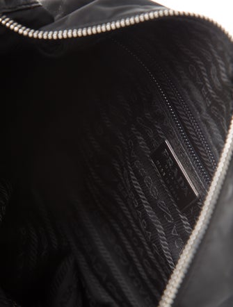 Prada Leather-Trimmed Tessuto Bag