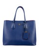 Prada Medium Saffiano Cuir Double Tote