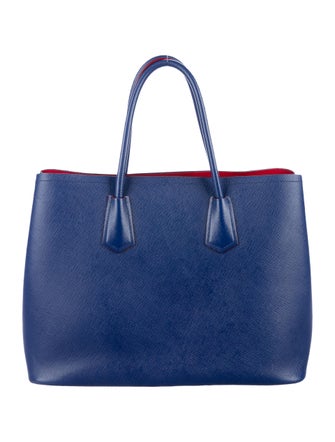 Prada Medium Saffiano Cuir Double Tote