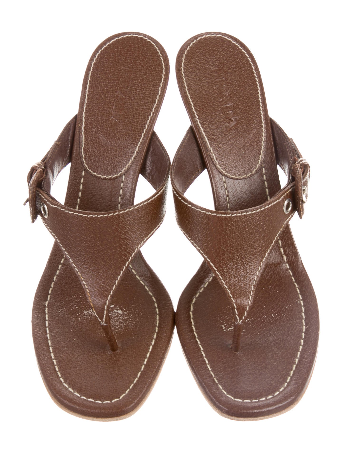 buckle slide sandals
