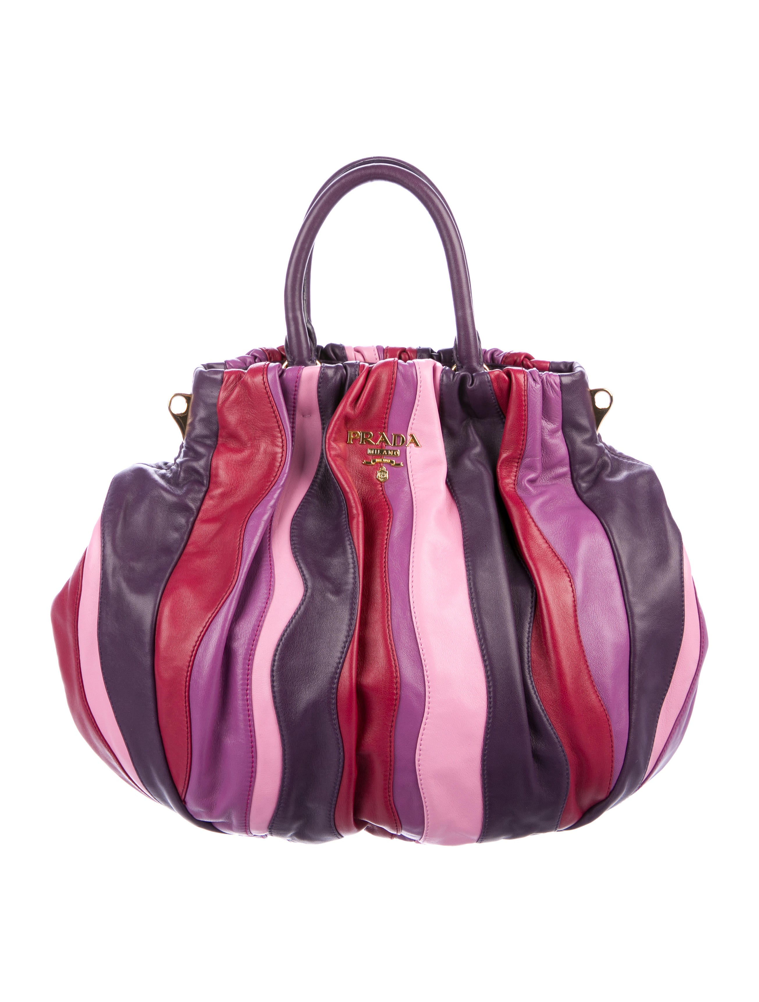 Prada Nappa Waves Satchel - Hobos, Handbags - PRA196118 | The RealReal