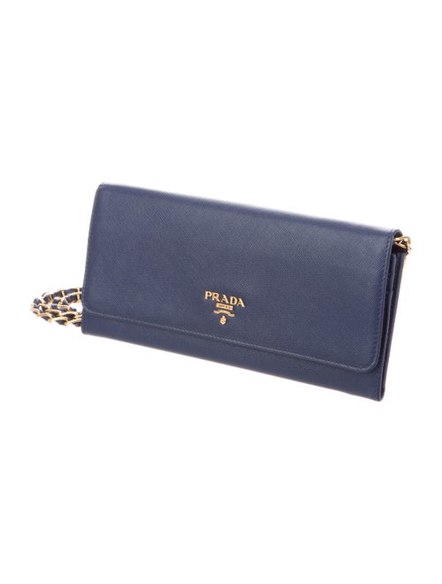 Prada Saffiano Metal Wallet On Chain Handbags PRA203004 The RealReal