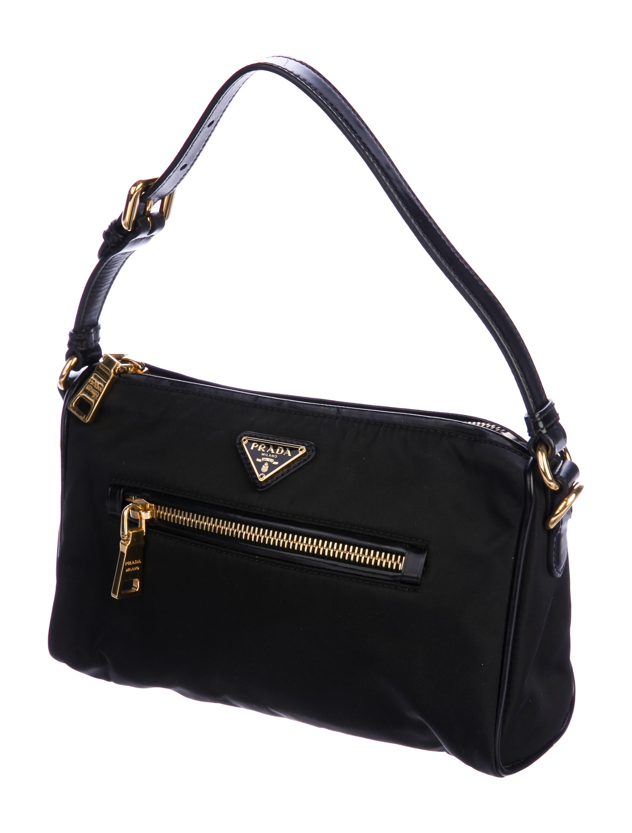 Prada Tessuto Sacca Sottospalla Bag - Black Mini Bags, Handbags