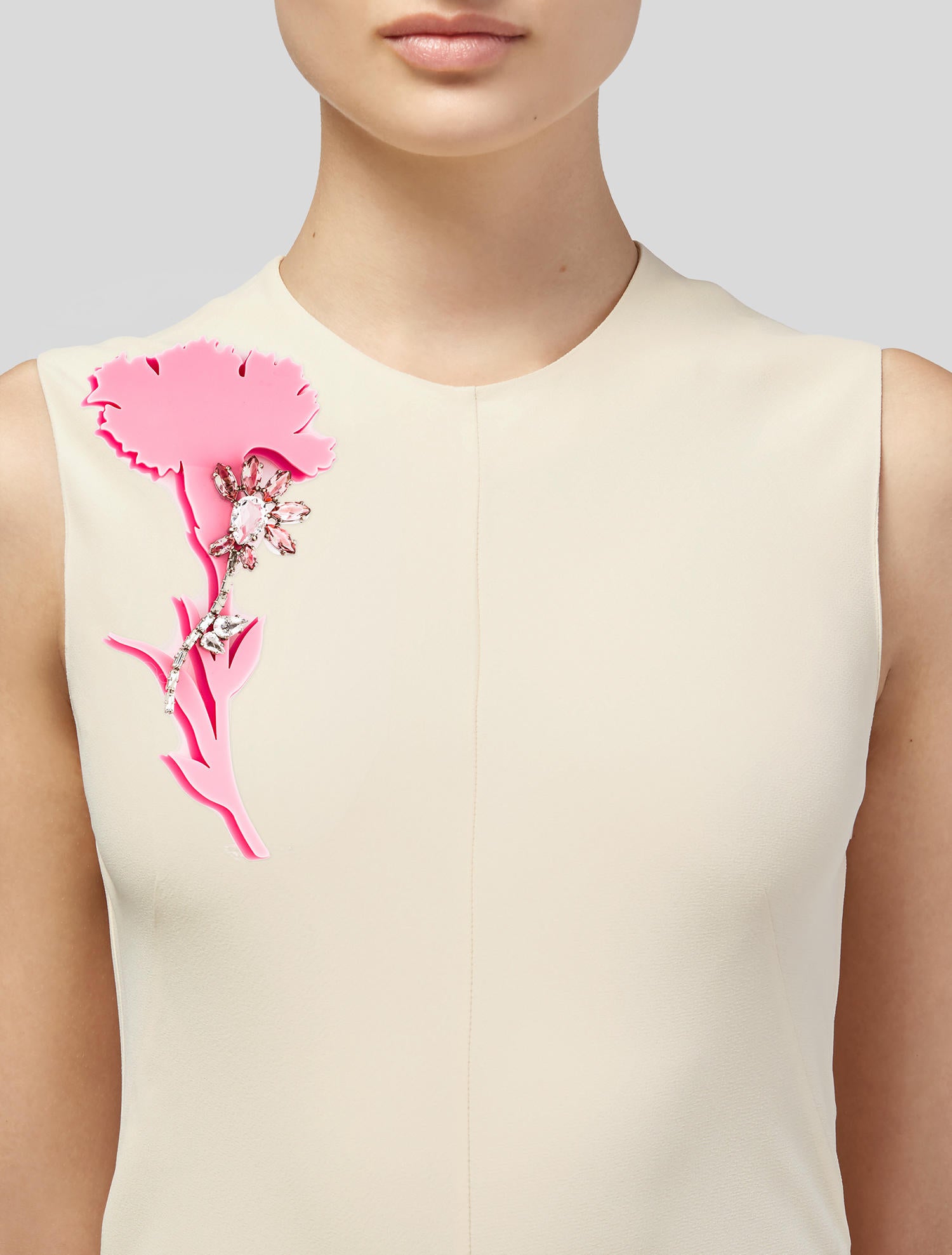 Prada Flower Brooch - Pin, Brooches - PRA244162 | The RealReal