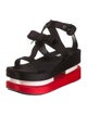 Prada Satin Flatform Sandals