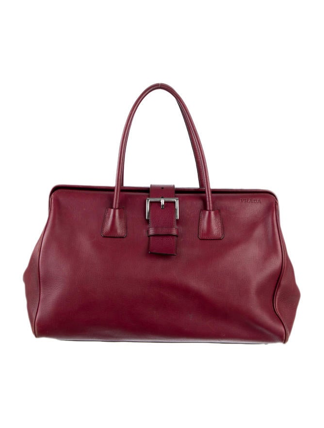 prada doctor bag leather