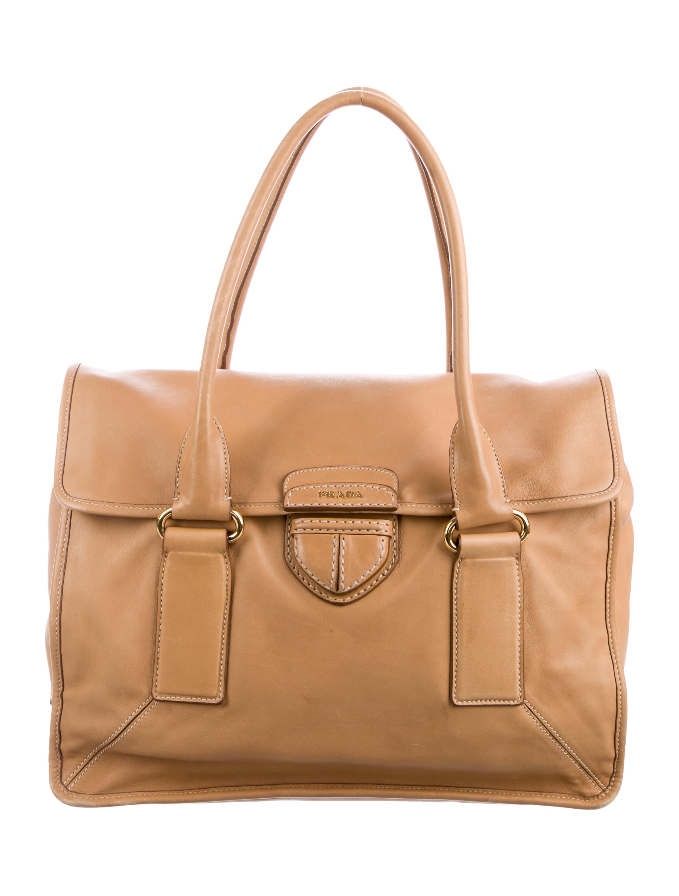 prada city calf flap bag - handbags - pra264963 | the realreal