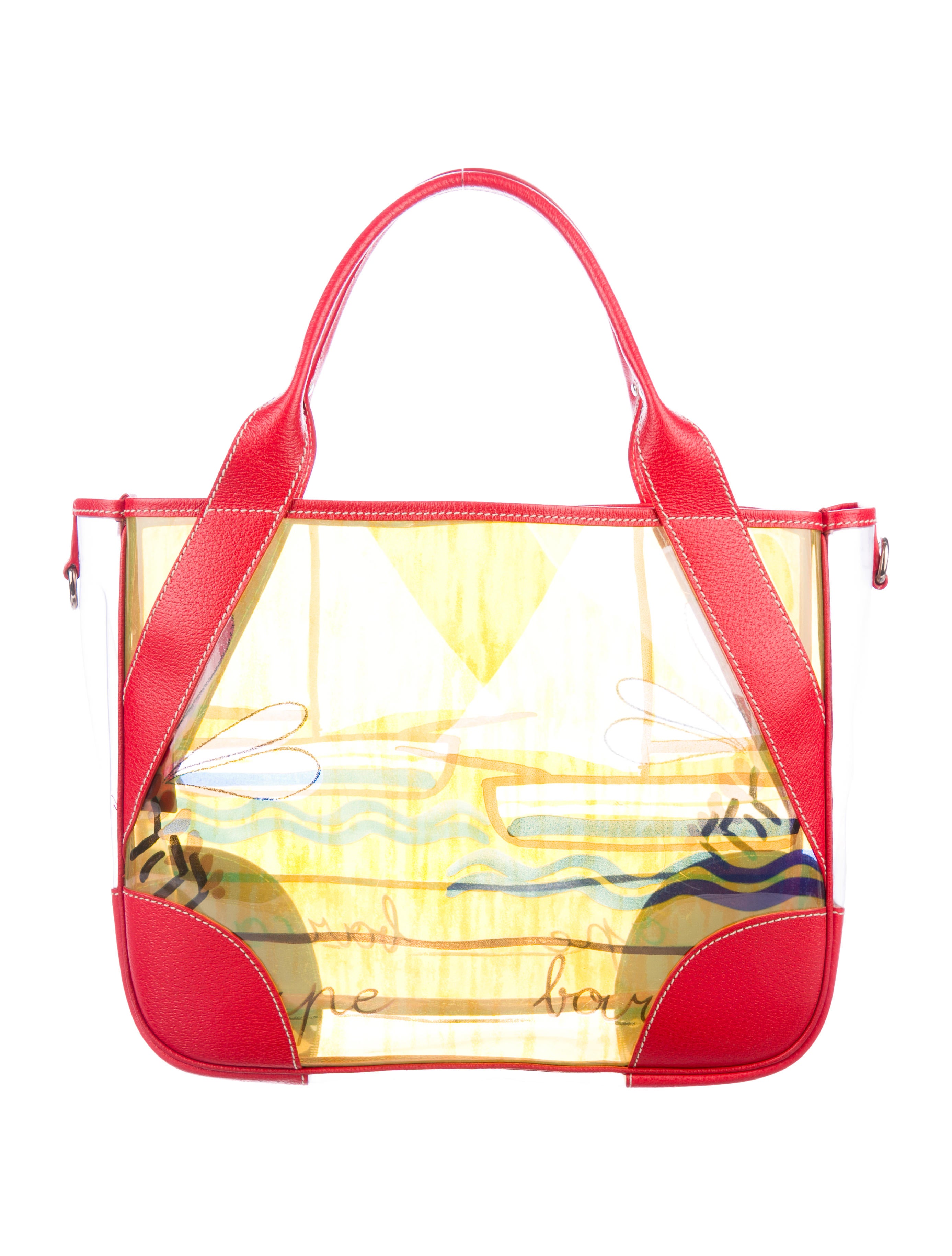 prada vinyl beach bag - handbags - pra273871 | the realreal